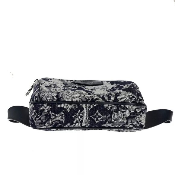 LOUIS VUITTON LV Bum Bag Body Bag Monogram Tapestry Canvas Blue M57281 304RL006 - Picture 15 of 16